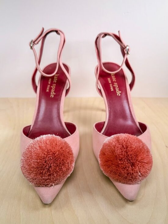 kate spade Shoes - Kate Spade Amour Pom Pumps NWOT